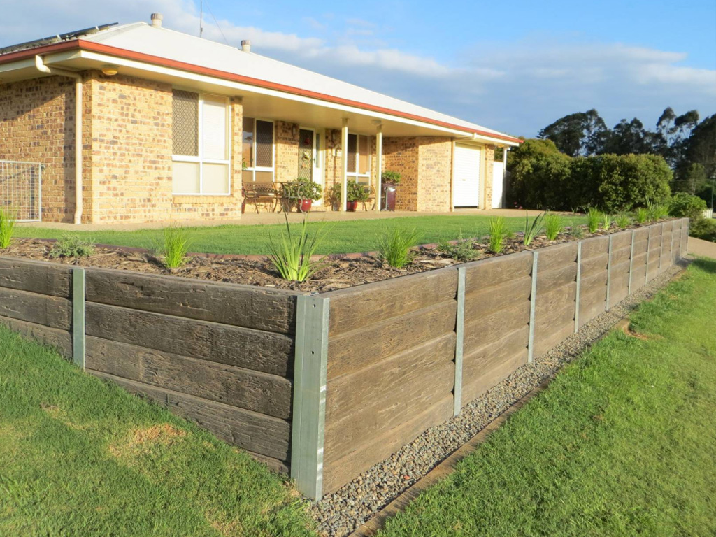 Building a Retaining Wall Using Sleepers